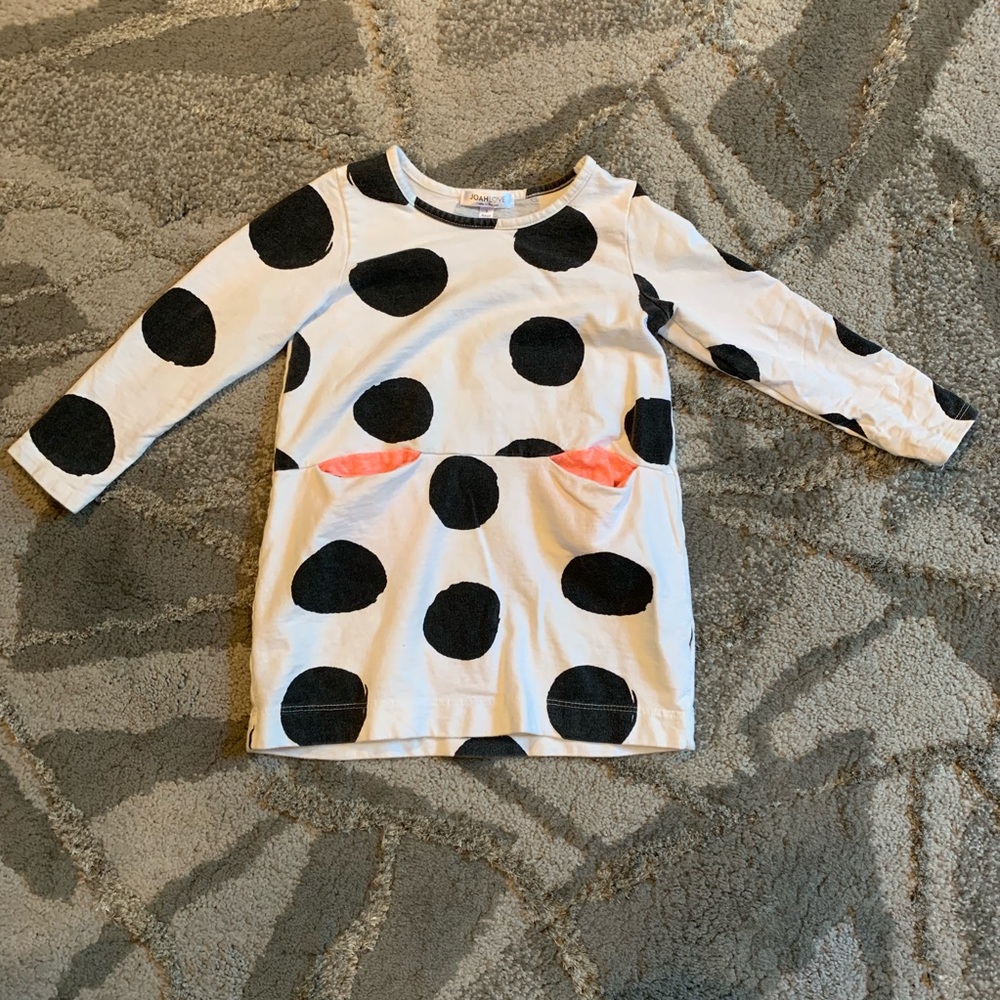 JOAH LOVE - White Talia Polka Dot Dress - 3